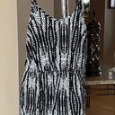 Mossimo Supply Co Black & White Print Romper Photo 0