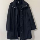 London Fog  Black 2-Layer Mid Thigh Length Winter Coat Size Large Photo 5