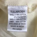 Tularosa  Arabella Tunic Mini Dress XS Embroidered Cream Fringe Long Sleeve Boho Photo 5