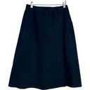 Vintage Blue  Soft Velvet Midi Pencil Wrap Skirt Tie Close No Size Photo 0