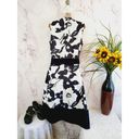Natori  Garden Mandarin Dress - Floral - Black Multi/Neutral Black - S Photo 6
