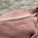 Anthropologie Sweatshirt Peace Graphic Pullover Sweater Embroidered Pink S Photo 13