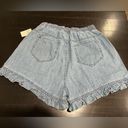 Disney Peter Pan Tinker Bell Denim Ruffle Shorts Photo 4