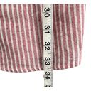 Sabo Skirt  Mini Dress Womens XS Red White Stripe Cutout Wrap Tie Waist Resort Photo 8