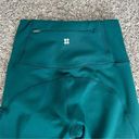 Sweaty Betty  Therma Running Leggings 7/8 High Rise Pockets Dark Green Size XXS Photo 8