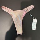 frankie's bikinis NWT Cindy Iridescent Thong Bikini Bottom Photo 5