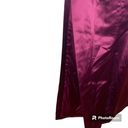 Jessica McClintock for Gunne Sax Vintage Strapless Maroon Satin Maxi Dress Sz 5 Photo 2