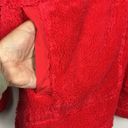 All In Motion  Womens Pullover Red XL Long Sleeves 1/4 Zip Plush Pocket NWT Photo 5