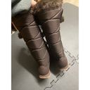 Nike  Apres Skyhigh Lined Pom Pom Brown Winter Snow Boots Women's 6.5‎ 333620-221 Photo 6