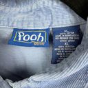 Disney  Vintage Blue Corduroy Embroidered Winnie The Pooh Button Up Shirt Sz.XL Photo 3