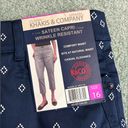 Krass&co 🍎5/25 NWT Khakis &  Sateen Capri Wrinkle Resistant Casual Photo 2