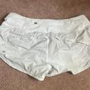 Lululemon White 2.5” Speed Up Shorts Photo 1