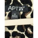 Apt. 9  Ladies Button Up Stylish Fashionable Warm Leopard Jacket Size Medium Photo 4