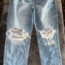 American Eagle Strigid Ripped Mom Jean Photo 14