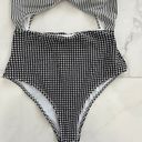 Aerie Black and White One Piece Swim Photo 2