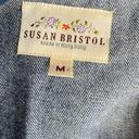 Susan Bristol Vintage Patchwork Embroidered Denim Boho Western Country Vest M Photo 9