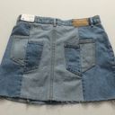 ZARA NWT  Denim Mini Skirt Sz Small w/ Pear… Photo 4