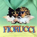 Fiorucci  Ombre Sunglasses Angels Hoodie in Green & Yellow Photo 2