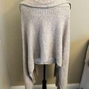 Brochu Walker  Oatmeal Sweater Wrap Knit Vest Size S Photo 6