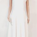 Etcetera White Flowy V- Neckline Sleeveless Dress With Pockets Sz 4 Photo 0