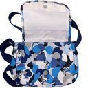 Kipling Sabian Aquatic Floral Blue Nylon Small Crossbody Bag Photo 5