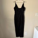 House of Harlow  1960 X REVOLVE Serafina Jumpsuit Black Noir Size S Photo 5