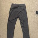 Lululemon  Leggings Wonder Under Crop Grey Size 8 Photo 1