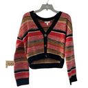 BP NWT  black marl stripe cardigan S Photo 0