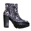 ALLSAINTS Ana Snake Emobossed Lug Womens Boot Size EU38 US 7 NEW Photo 11