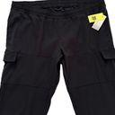 All In Motion  Pants Black Stretch Pull On Cargo Tapered Leg Active Size XXL Photo 2