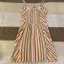 Aeropostale Striped Sweetheart Lace-Up Slim Dress Photo 6