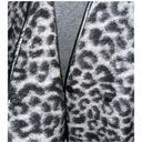 Mango  Wool Blend Animal Print Oversized Suit Jacket Size M Photo 3