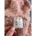 Oak + Fort  womens pink fuzzy sweater size S cropped long bell sleeves Photo 4