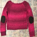 Divided  size 2 pink sweater with brown elbow patch Photo 4