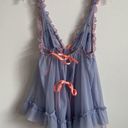 Victoria's Secret  Size M Purple Pink Slip Dress Baby Doll Sleep Lingerie Photo 4