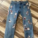 Pilcro  blue denim patchwork jeans Photo 2