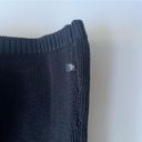 Ralph Lauren Lauren  Sleeveless Mock Neck Turtleneck Top Sweater Thick Knit Black Photo 5