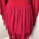 Krass&co ivy City  Short Cosette Dress Large - Red Photo 8