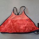 Nike  High Neck Tie Cross Back Mesh Swimsuit Top Size XL NWT Photo 2