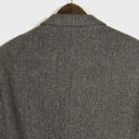 Calvin Klein Tweed Herringbone Blazer by  42R Two-Button Wool Made In France Photo 7