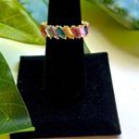 Rainbow Rhinestone Ring Sz 7 Photo 1