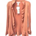 Nine West NWT S  Women’s Festive Holiday Cardigan Sweater Jacket Sparkly Silk Metallic Pastel Photo 0