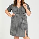 Plus Size Tie Stripe Dress 22/24 Black & White NWT Photo 0