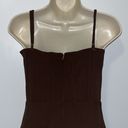 Tic Toc  Bodycon Ruched Corset Waist Mini Dress Brown Women’s M Medium Photo 6