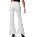 Hudson Jeans HUDSON Heidi Womens High Rise Flare Leg in White Size 29 Photo 1