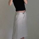 BCBGirls Vintage Y2K Linen Pencil Skirt in Oyster Size 8 Photo 2