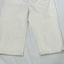 Levi's Levi’s Cuffed Capri Mid Rise White Stretch Denim Pants Jeans Sz 10 Photo 3