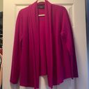 Charter Club  Women's 100% Cashmere Duster Sweater FUCHSIA Photo 0