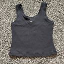 Nike Vintage  Ribbed Black Tank Top Size Medium Photo 0