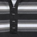 Callaway  Black and White Striped Shirt Golf Sleeveless Polo V-Neck Collar XL Photo 1